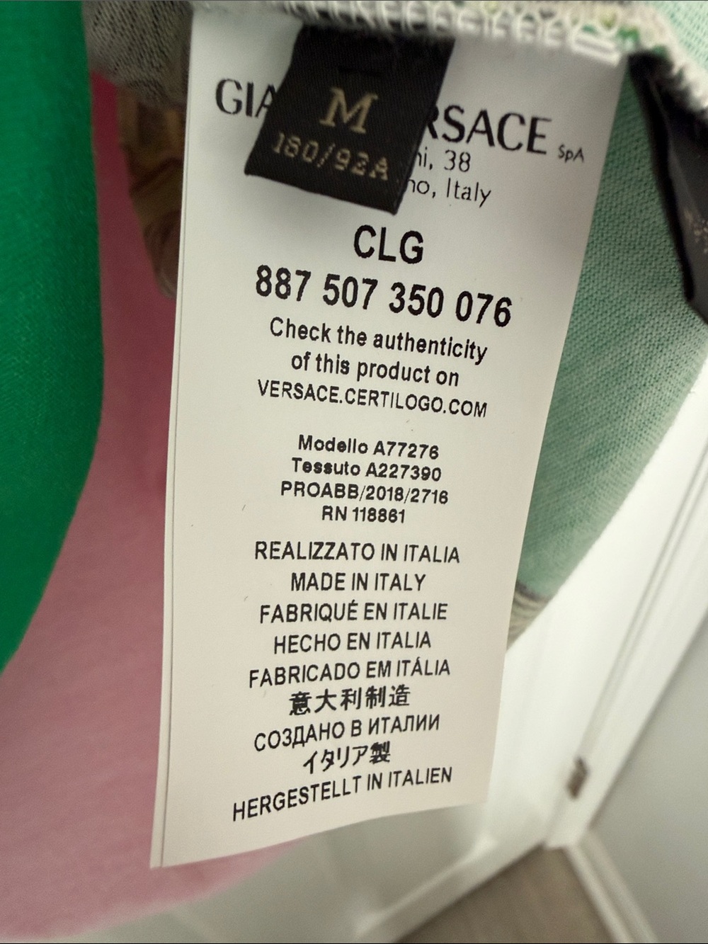 Versace Flamboyant Logo Tee (Medium) - Picture 4 of 9